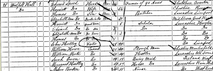1861 census entry